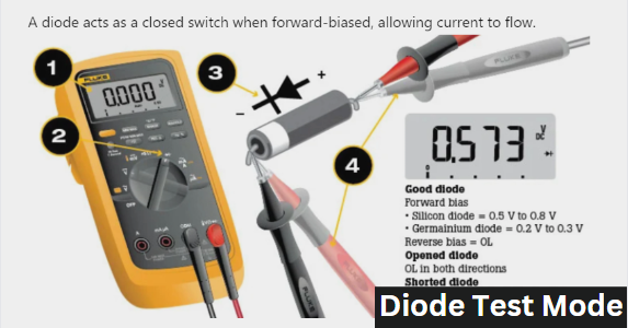 testing-of-diode-with-multimeter-diode-mode