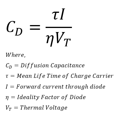 formula-of-diffusion-capacitance