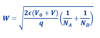 depletion-width-formula