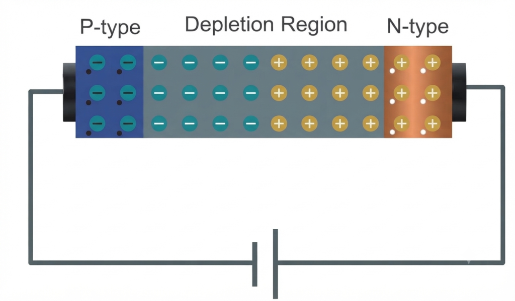 reversed biased diode