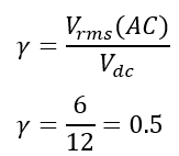 example on ripple factor