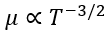 mobility (μ) of carriers is inversely proportional to temperature