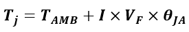 junction temperature of diode