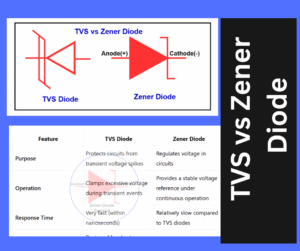 Difference between TVS Diode and Zener Diode