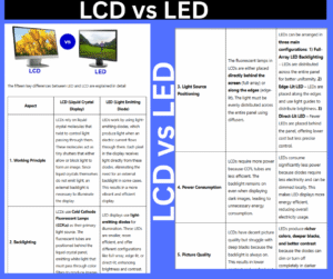 LCD vs. LED: Top 15 Differences