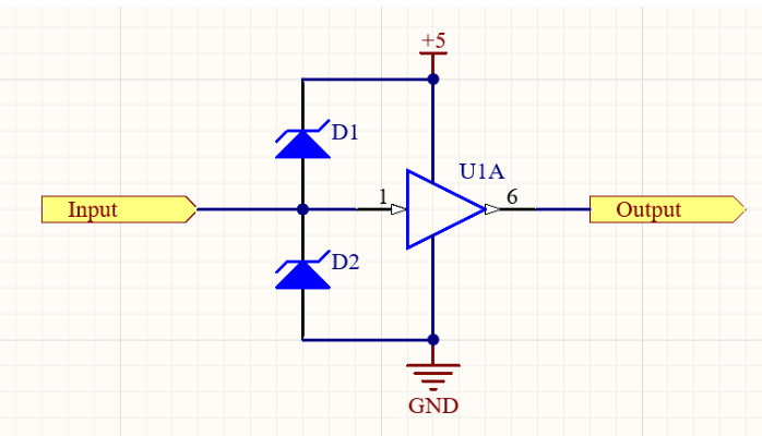 ESD diode in circuit