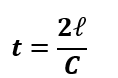 time period of a Gunn oscillator