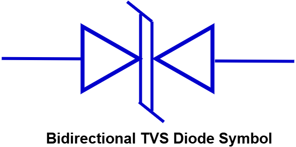 Bidirectional TVS Diode symbol