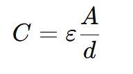 capacitance formula