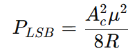 lower sideband frequency power