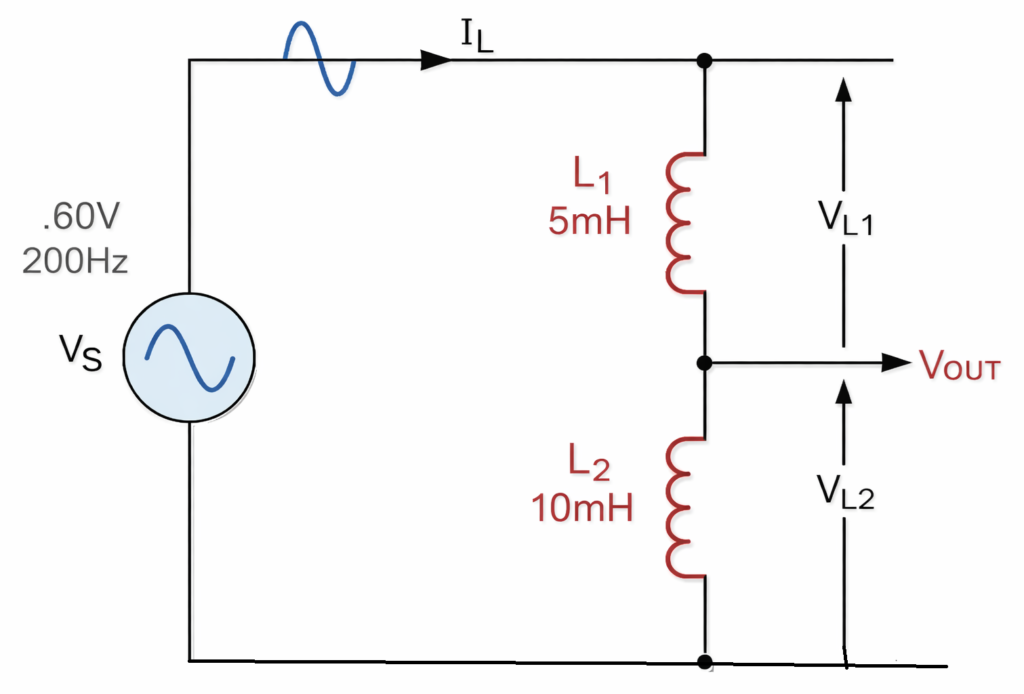 inducctive voltage divider circuit