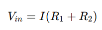 Substituting Ohm’s Law (V=IR):