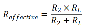 voltage divider with loading effect