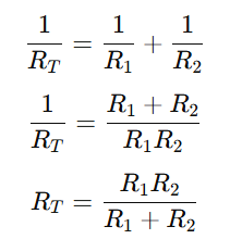Formula for Resistor in Parallel (Two Resistors)