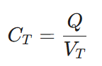 Step 4: Define total capacitance