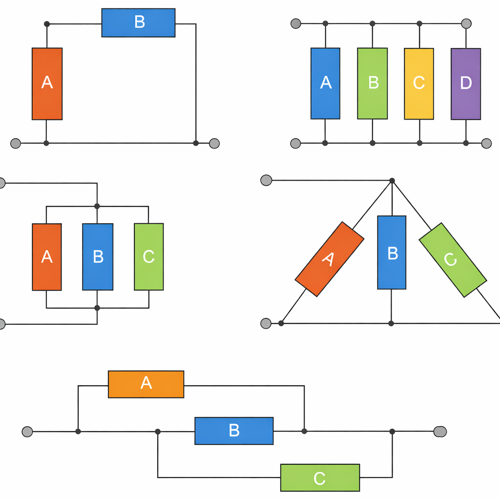 Various Parallel Resistor Circuits