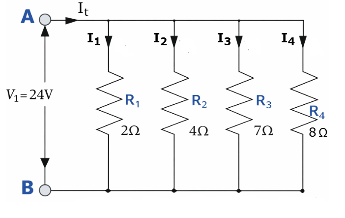 circuit diagram-Resistors in Parallel Example No3.png