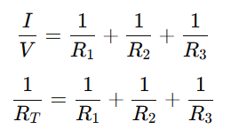 parallel resistance formula of resistors