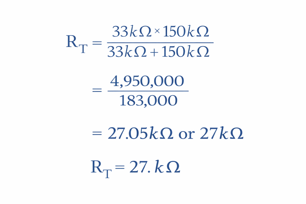 solution-Resistors in Parallel Example No2