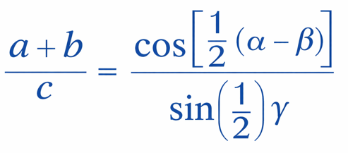 Mollweide’s Formula