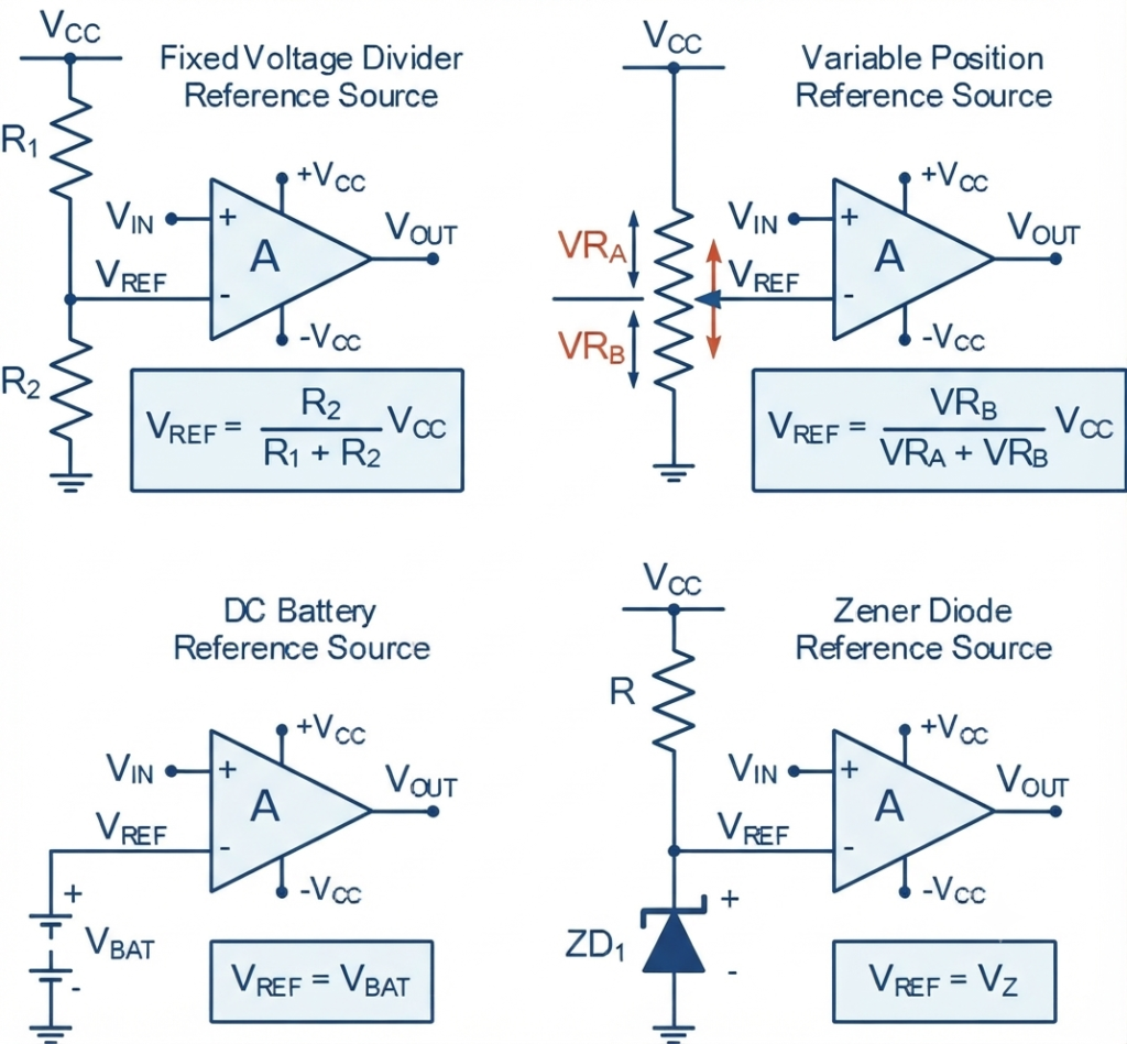 how to generate Comparator Reference Voltages