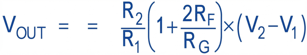 Instrumentation Amplifier Equation 