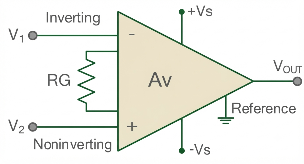 Instrumentation Amplifier Symbol