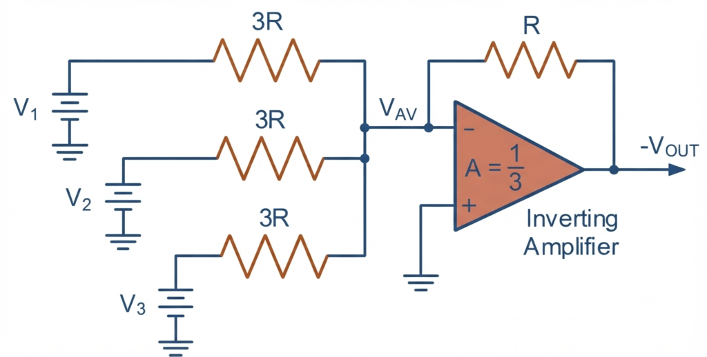Inverting Averager Circuit