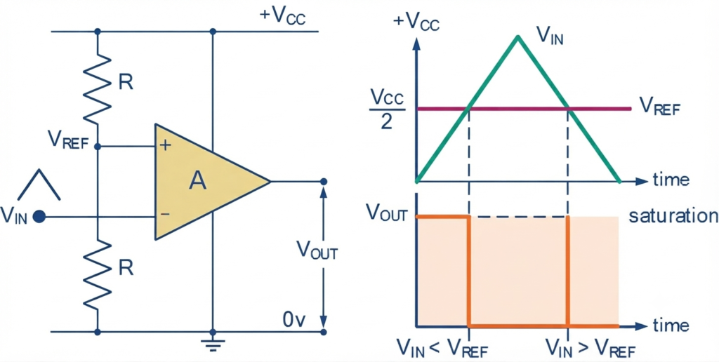 Inverting Comparator Circuit