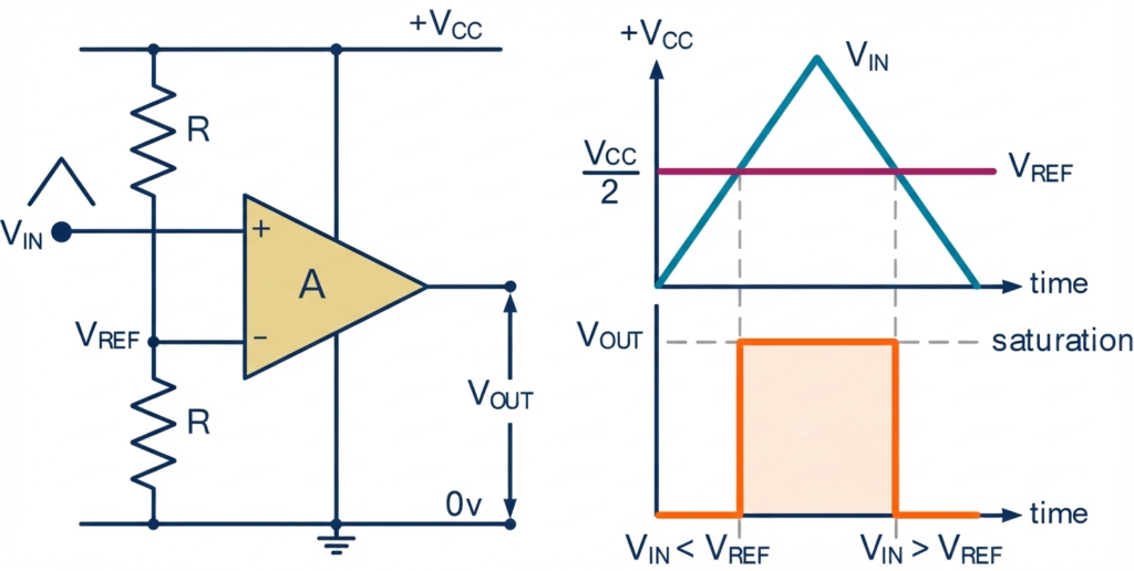 Non-inverting Comparator Circuit