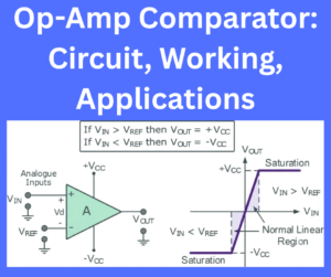 Op-Amp Comparator explained