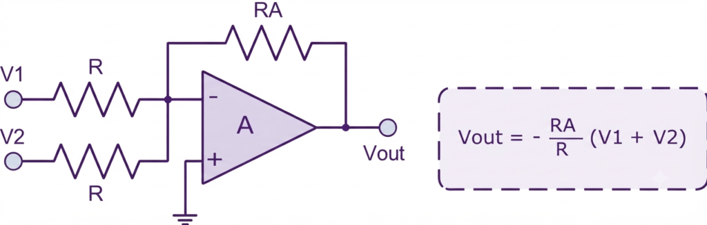 Op-amp Building Blocks Voltage Adder