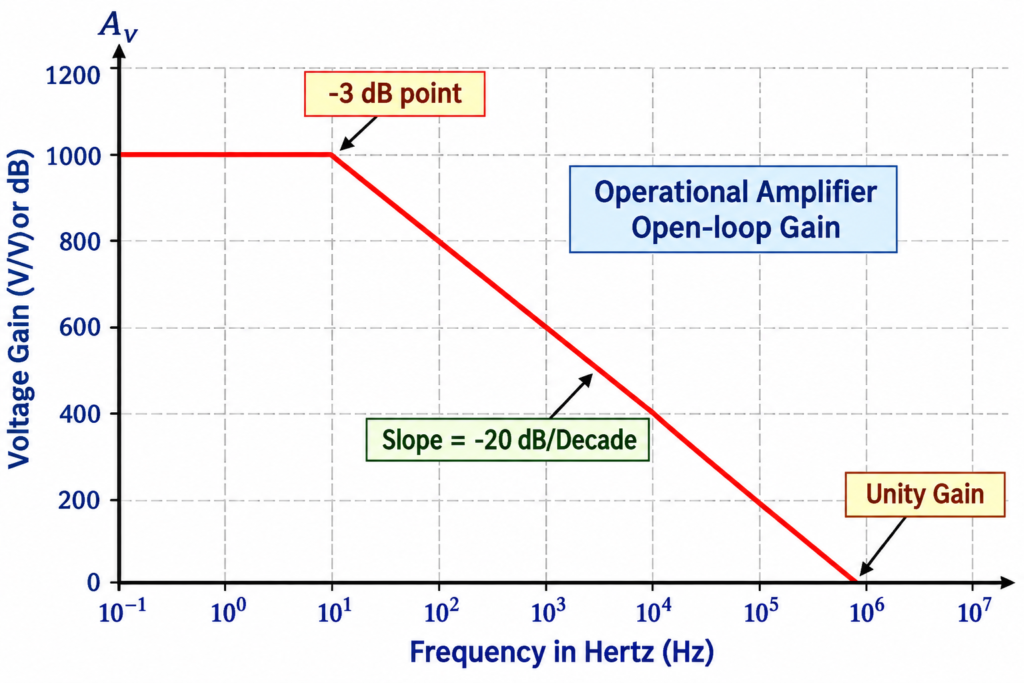 Operational Amplifier  Open-Loop Frequency Response