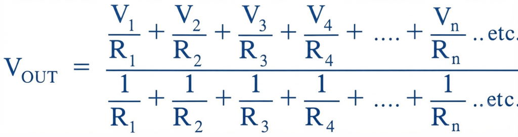 Passive Averager Equation