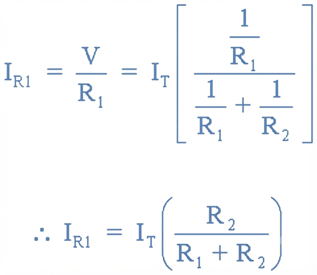 Soving for IR1 in current division- current division formula