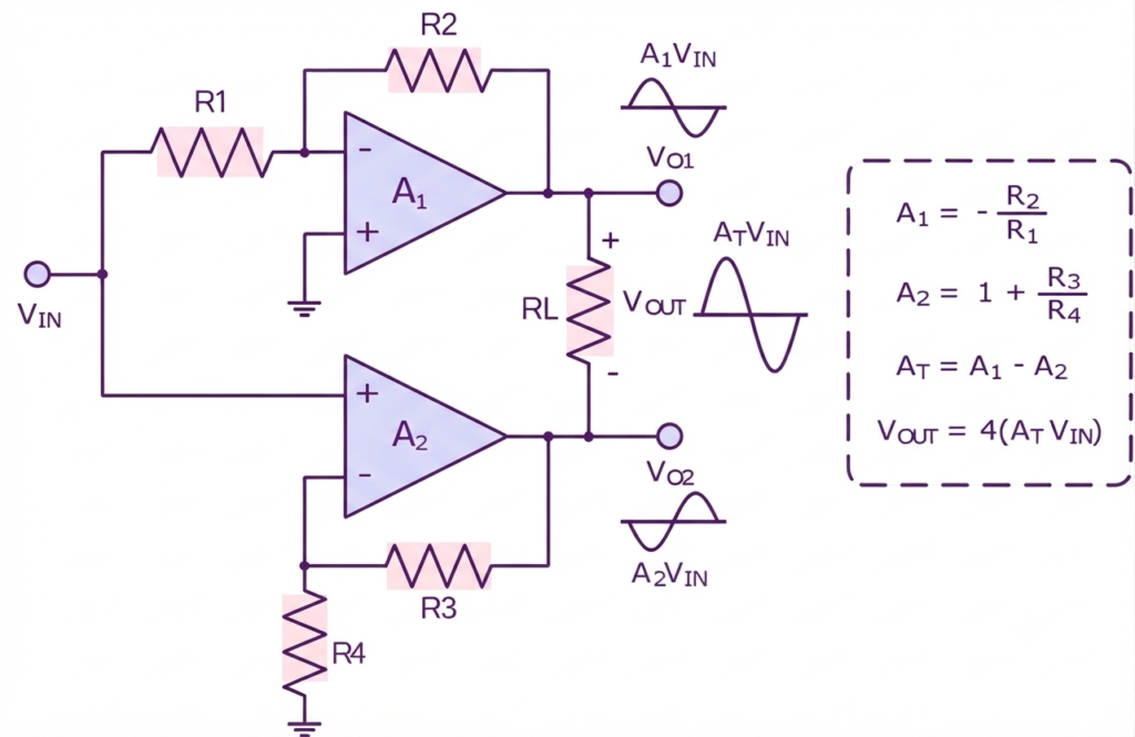 The Op-amp Building Blocks Bridge Circuit