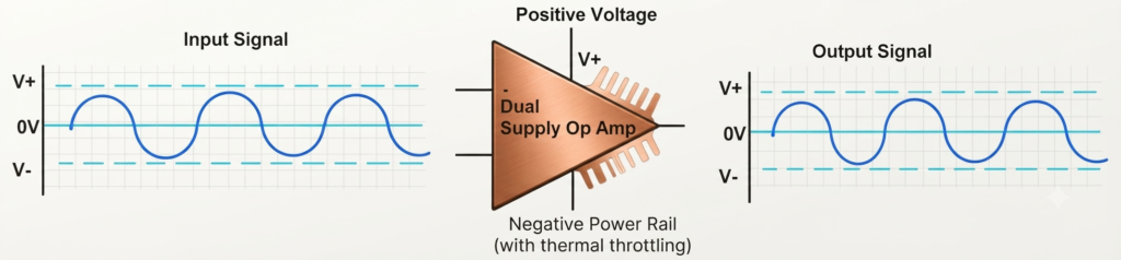 dual supply operational amplifier