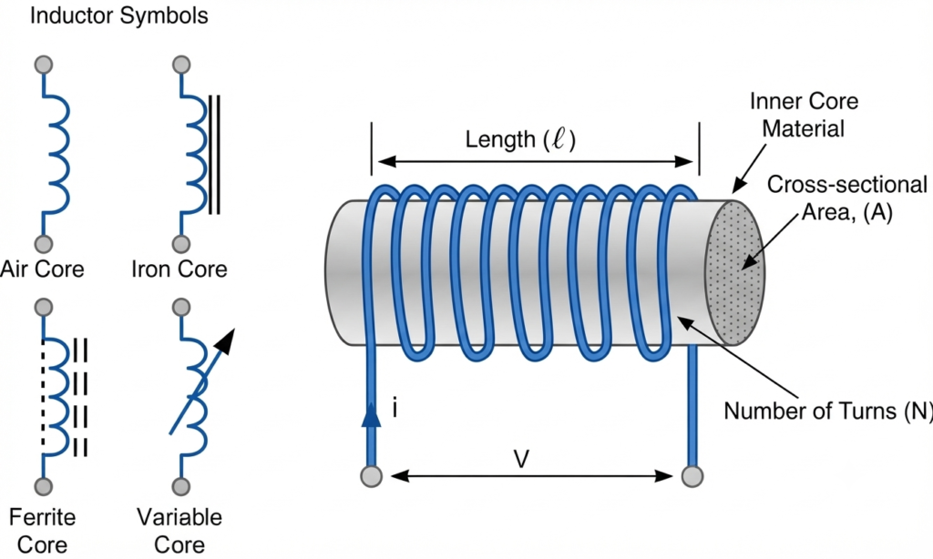 Inductor Schematic Symbol