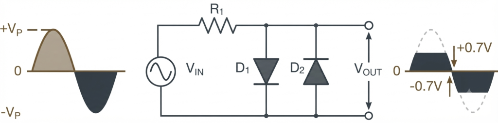 Parallel Clipping of Both Half Cycles
