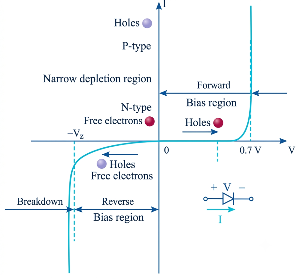 VI Characteristics of a P-N Junction Diode
