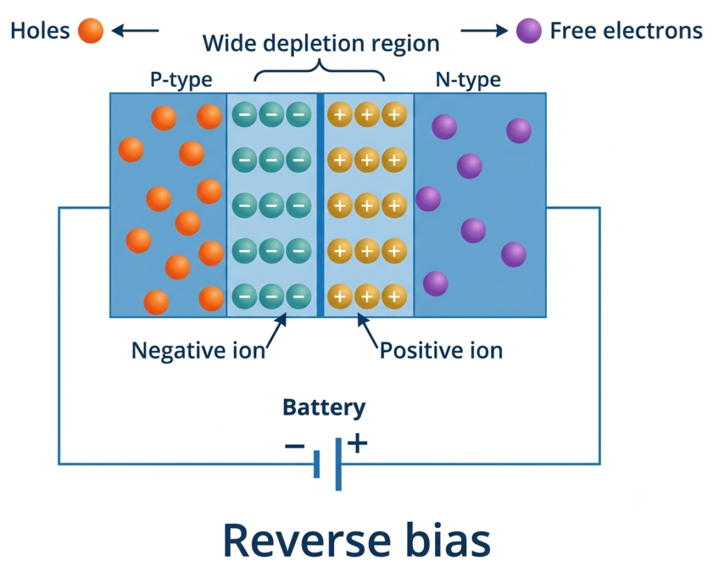 reverse bias pn junction diode