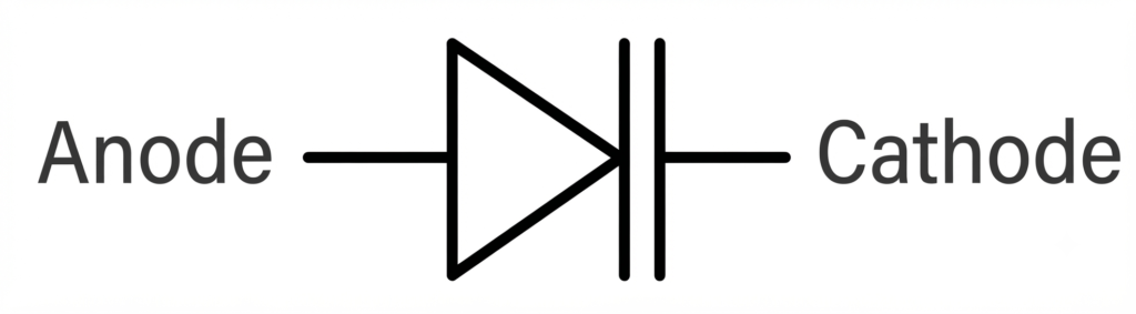 varactor diode symbol